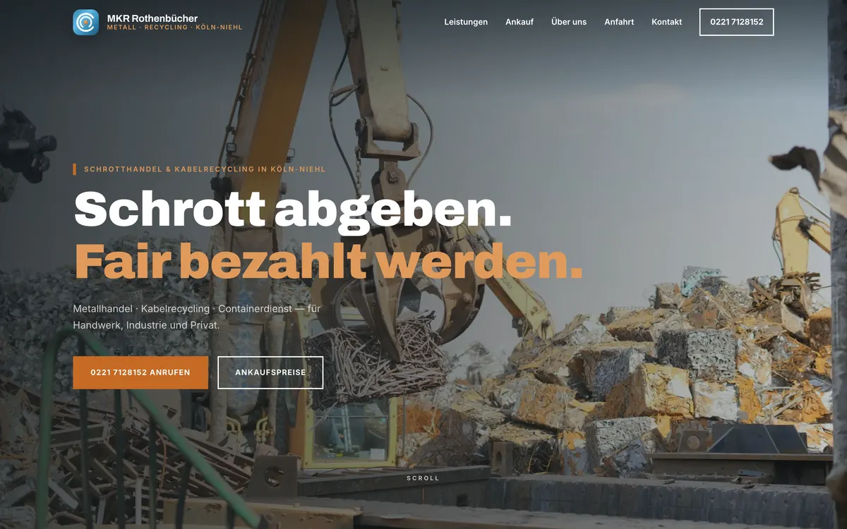 MKR Rothenbücher — Website