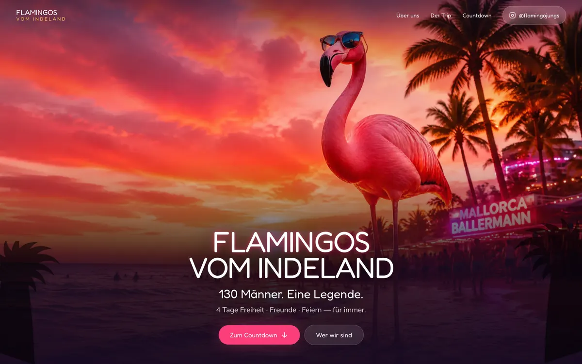Flamingos vom Indeland